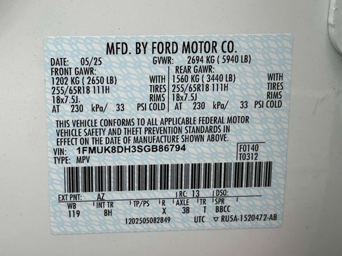 Certified 2025 Ford Explorer Active image 18