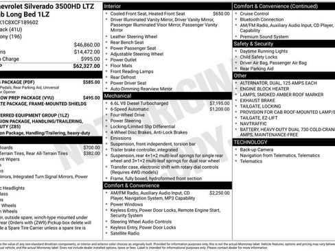 Used 2012 Chevrolet Silverado 3500 LTZ w/ LTZ Plus Package image 7