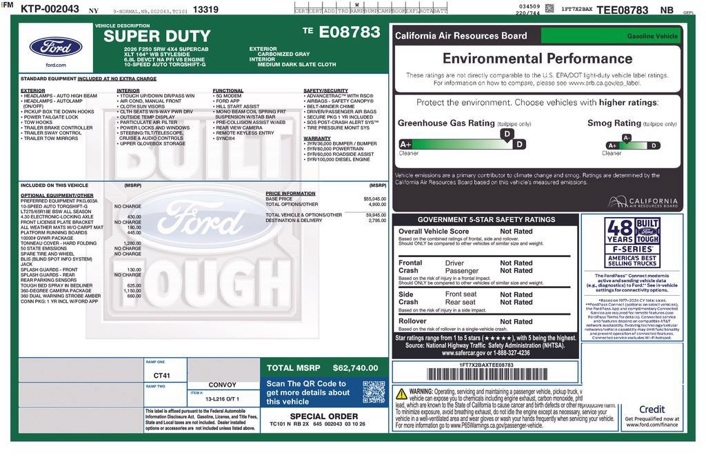 New 2026 Ford F250 XLT w/ 360-Degree Camera Package AWD/4WD image 4