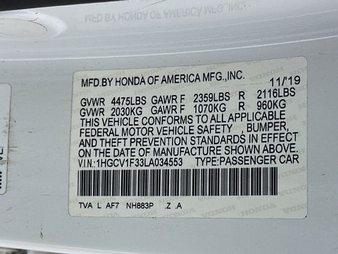 Used 2020 Honda Accord Sport image 12