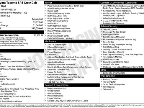 Used 2024 Toyota Tacoma SR5 w/ SR5 Upgrade Package AWD/4WD image 31