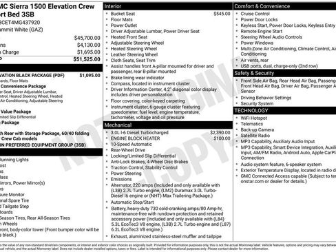 Used 2021 GMC Sierra 1500 Elevation w/ LPO, Elevation Black Package RWD image 11