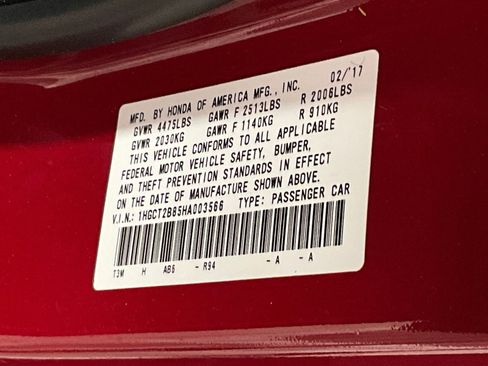 Used 2017 Honda Accord EX-L image 31