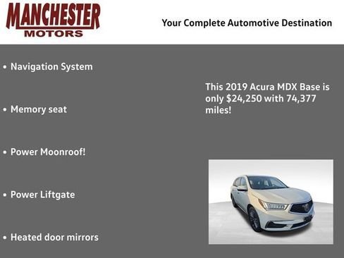 Used 2019 Acura MDX SH-AWD w/ Technology Package image 2