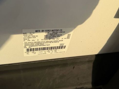 Certified 2019 Ford Explorer Sport w/ Equipment Group 401A AWD/4WD image 16