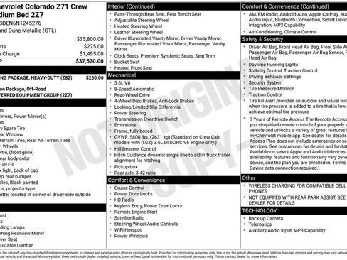 Used 2022 Chevrolet Colorado Z71 RWD image 37