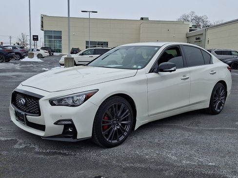 Used 2021 INFINITI Q50 Red Sport 400 w/ Proactive Package image 3