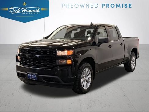 Used 2022 Chevrolet Silverado 1500 Custom w/ LPO, Dark Essentials Package AWD/4WD image 1