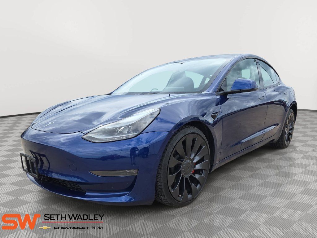 Used 2022 Tesla Model 3 Performance AWD/4WD image 3