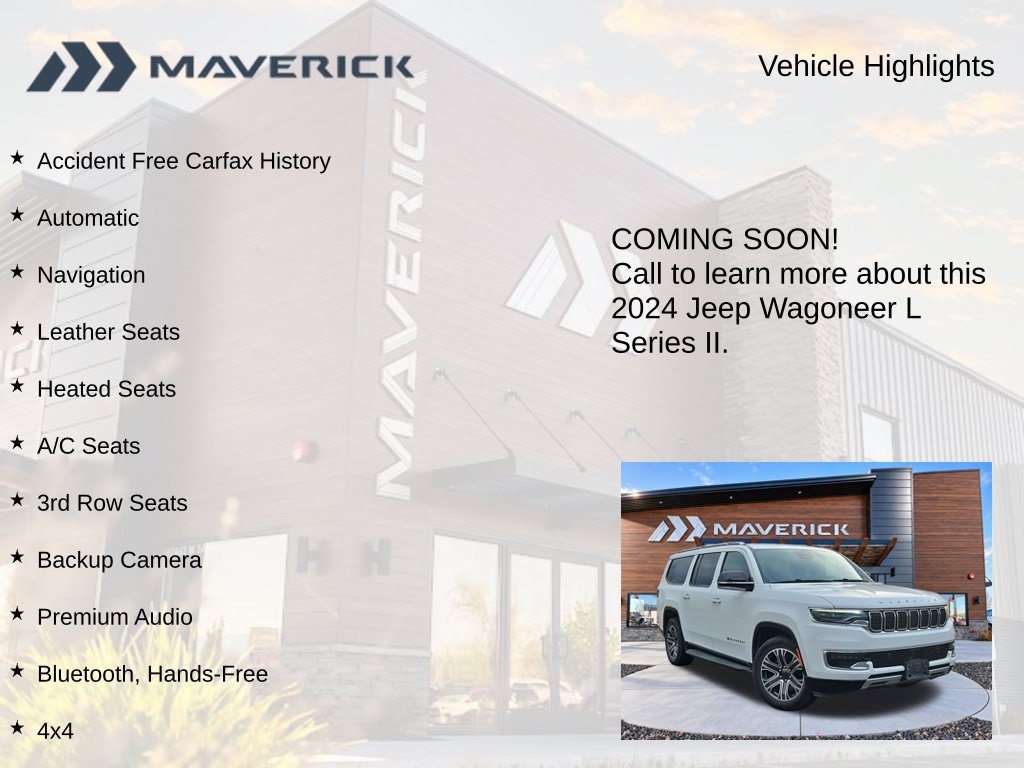 Used 2024 Jeep Wagoneer L Series II AWD/4WD image 3