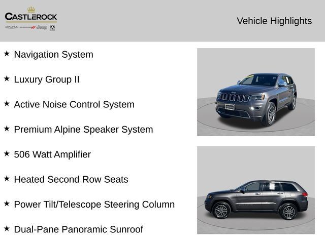 Certified 2019 Jeep Grand Cherokee Limited w/ Luxury Group II AWD/4WD image 4