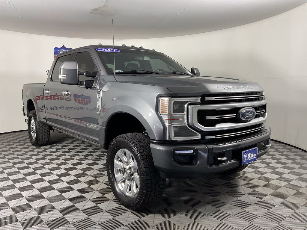 Certified 2021 Ford F350 Platinum w/ FX4 Off-Road Package AWD/4WD image 1