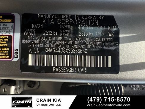 Certified 2025 Kia K5 GT w/ GT1 Package FWD image 34