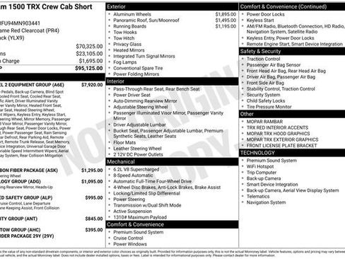 Used 2021 RAM 1500 TRX w/ TRX Level 2 Equipment Group image 10