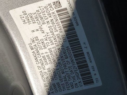 Used 2022 Honda Civic Sport image 35