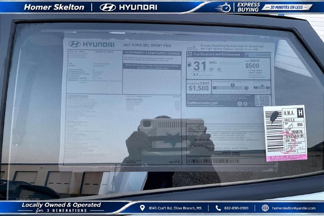 New 2027 Hyundai Kona SEL Sport FWD image 15