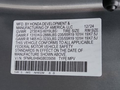 Used 2025 Honda Odyssey Touring image 27