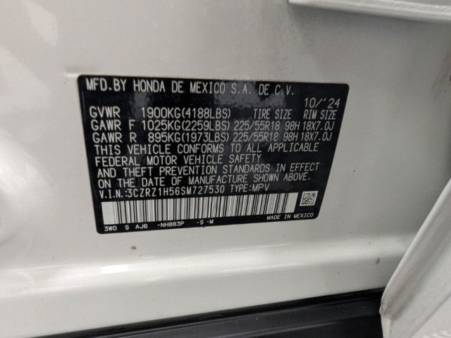 Certified 2025 Honda HR-V Sport image 34