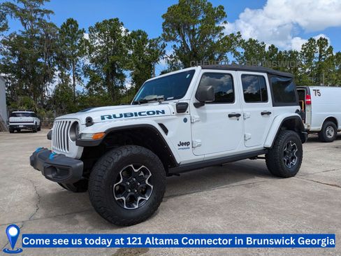 Used 2022 Jeep Wrangler Unlimited Rubicon 4xe AWD/4WD image 1