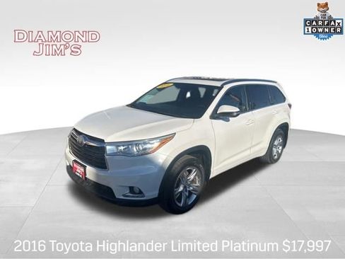 Used 2016 Toyota Highlander Limited Platinum image 1