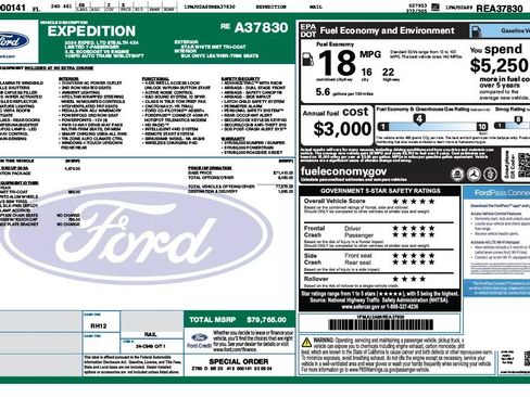 Used 2024 Ford Expedition Limited AWD/4WD image 26