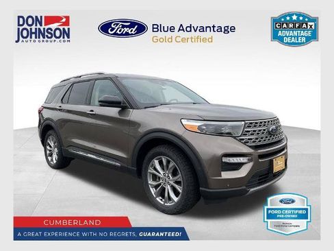 Certified 2021 Ford Explorer Limited AWD/4WD image 1