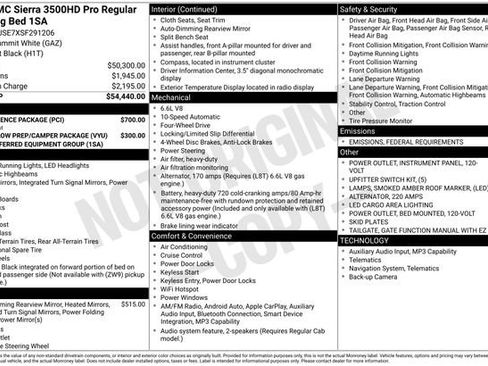 New 2025 GMC Sierra 3500 Pro w/ Convenience Package image 3