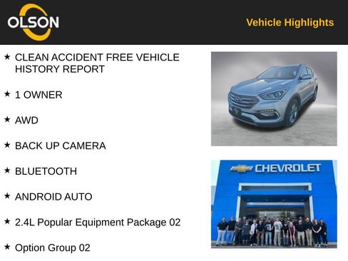 Used 2017 Hyundai Santa Fe Sport image 2