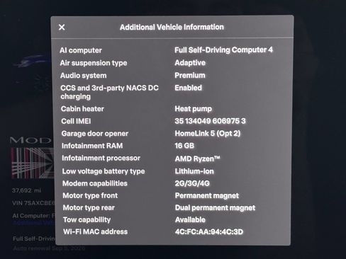 Used 2023 Tesla Model X Plaid AWD/4WD image 8