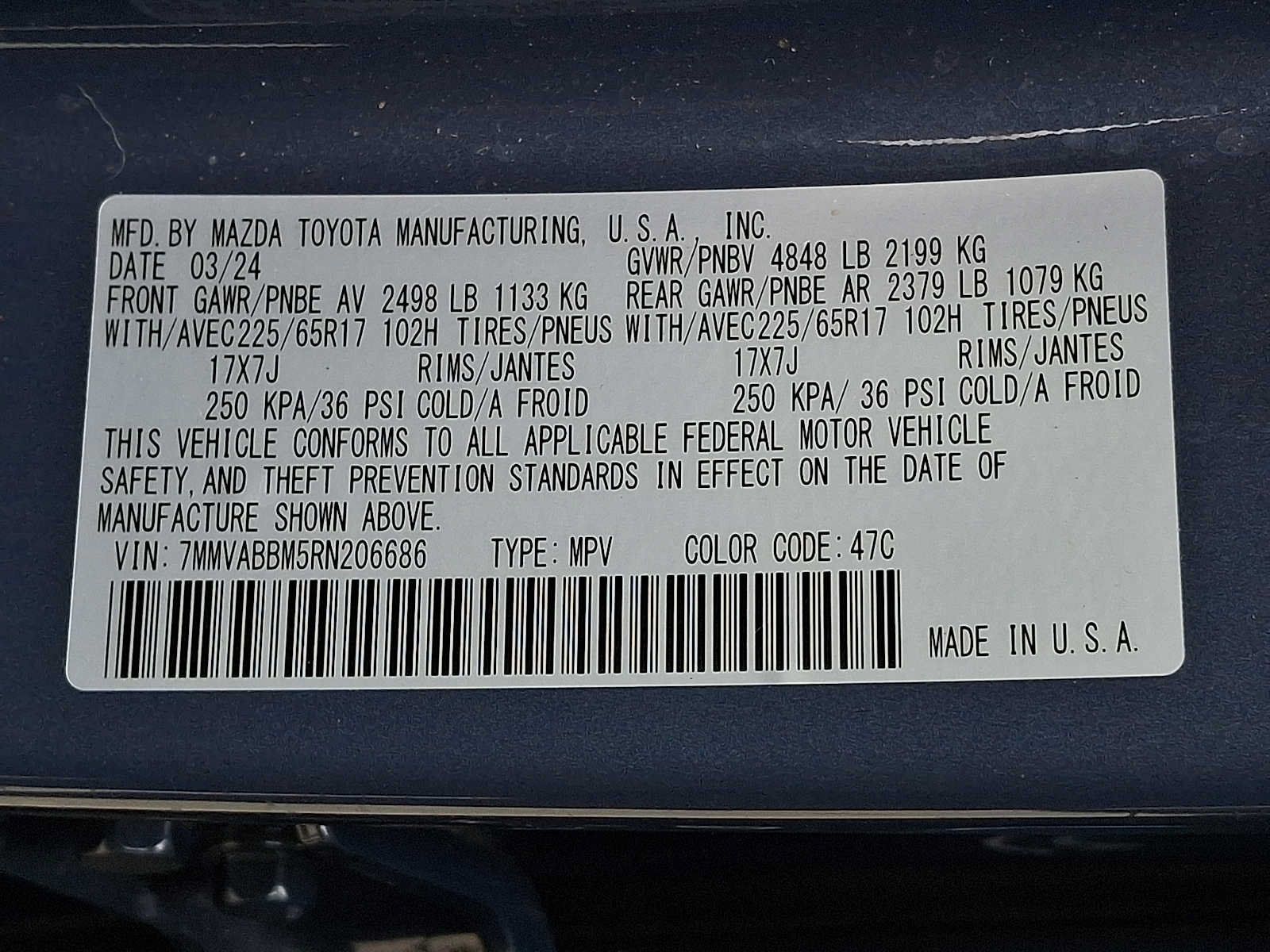 Used 2024 MAZDA CX-50 AWD 2.5 S w/ Weather Package image 26