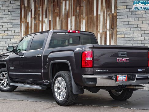 Used 2015 GMC Sierra 1500 SLT w/ SLT Crew Cab Value Package AWD/4WD image 4