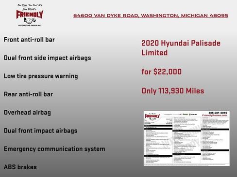 Used 2020 Hyundai Palisade Limited AWD/4WD image 6