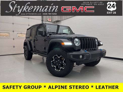 Used 2022 Jeep Wrangler Unlimited Rubicon 4xe w/ Safety Group image 1