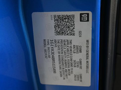 Used 2024 Chevrolet Corvette Stingray Convertible w/ 1LT RWD image 17