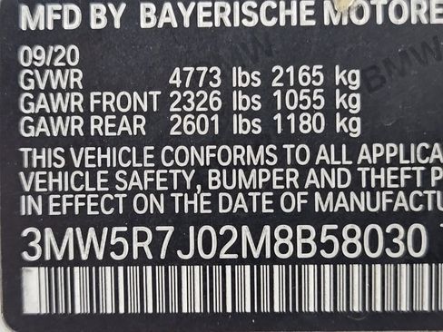 Used 2021 BMW 330i xDrive Sedan w/ Convenience Package image 23