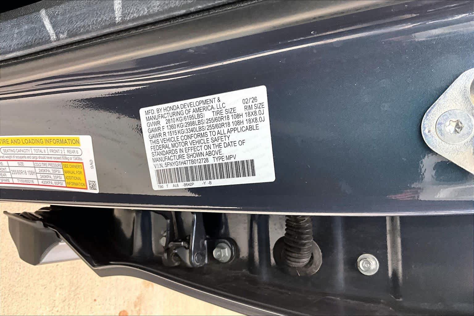Used 2026 Honda Pilot EX-L image 33