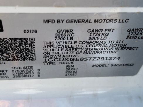 New 2026 Chevrolet Silverado 1500 LTZ AWD/4WD image 22