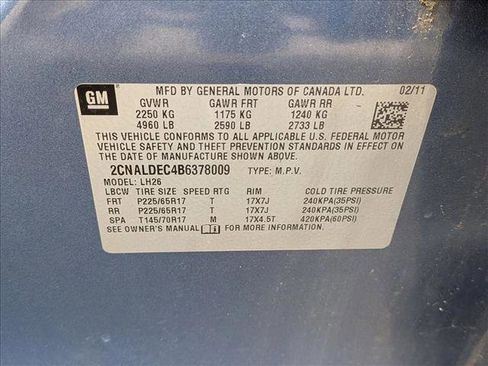 Used 2011 Chevrolet Equinox LT w/ Driver Convenience Package image 15