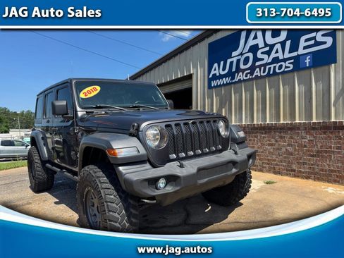 Used 2018 Jeep Wrangler Unlimited Sport S AWD/4WD image 1