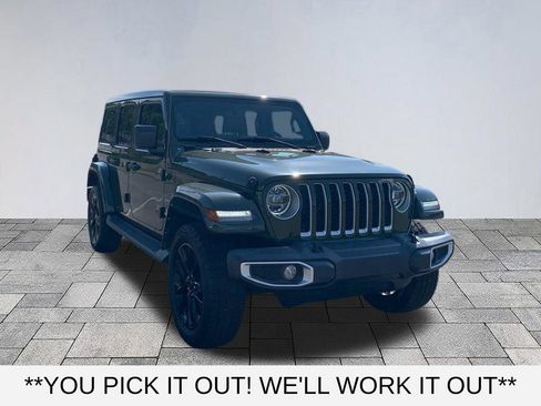Used 2021 Jeep Wrangler Unlimited Sahara w/ Cold Weather Group AWD/4WD image 1