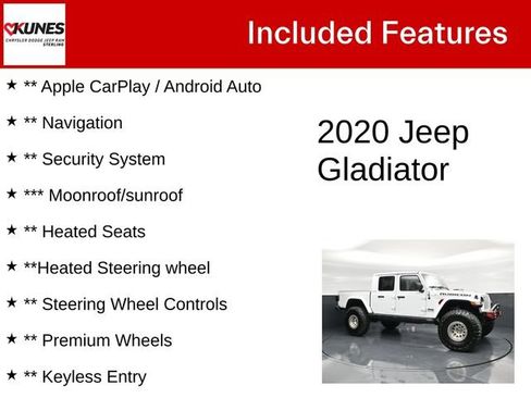 Used 2020 Jeep Gladiator Rubicon AWD/4WD image 4