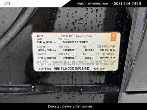 Used 2017 Tesla Model X 100D image 45