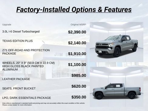 Used 2024 Chevrolet Silverado 1500 RST w/ Texas Edition Plus AWD/4WD image 3