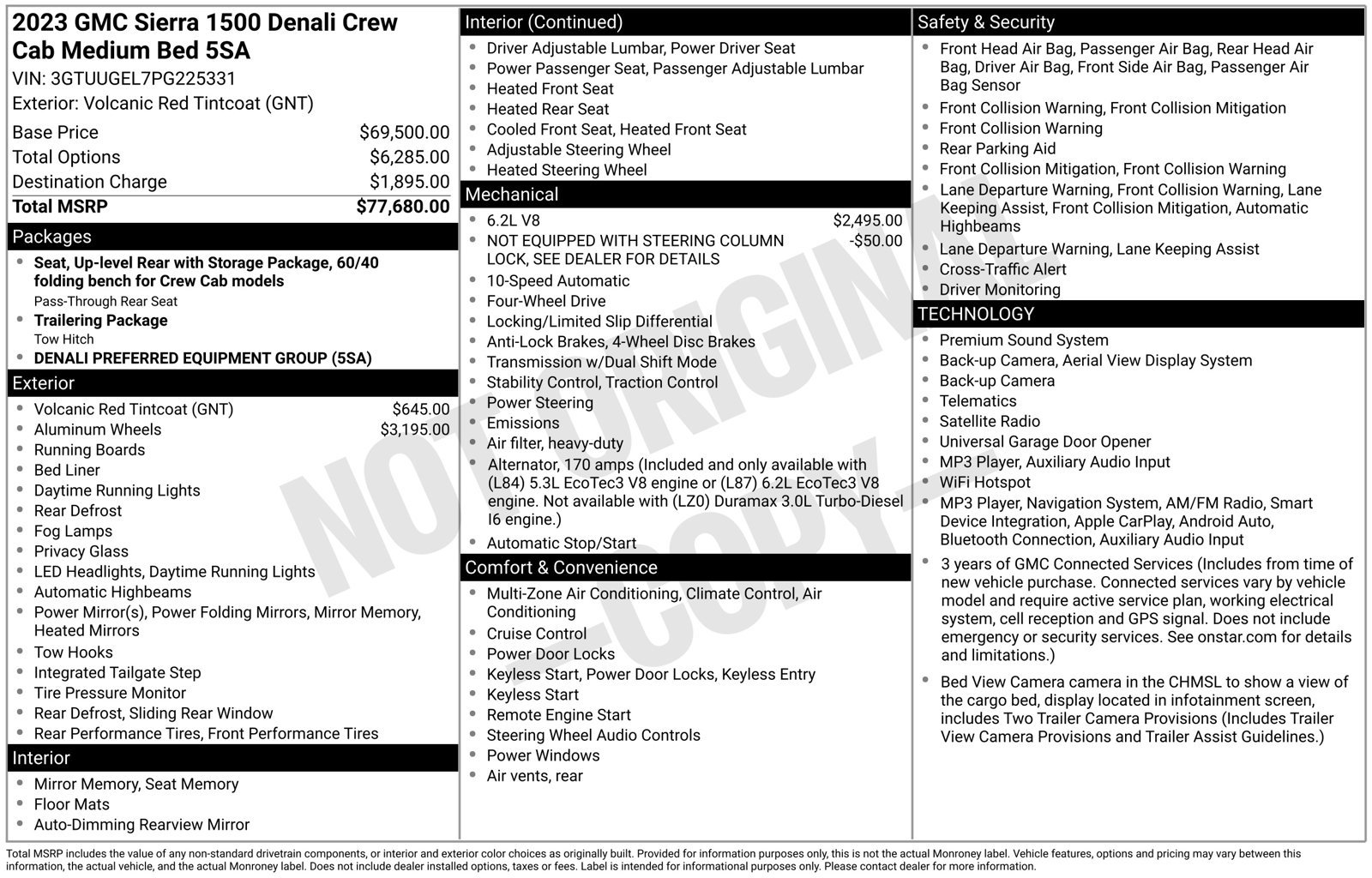 Used 2023 GMC Sierra 1500 Denali AWD/4WD image 3