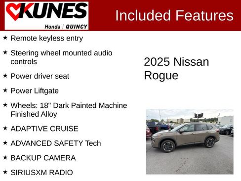 Used 2025 Nissan Rogue SV AWD/4WD image 2