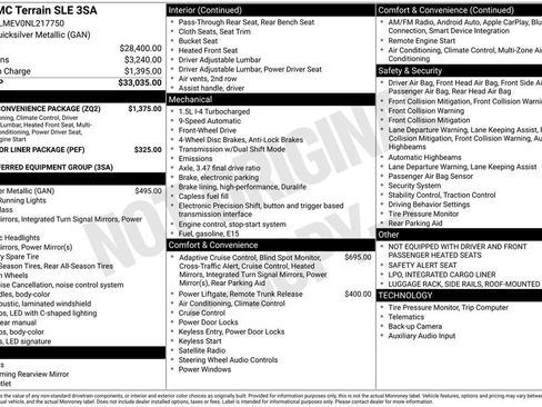 Used 2022 GMC Terrain SLE w/ Driver Convenience Package FWD image 15