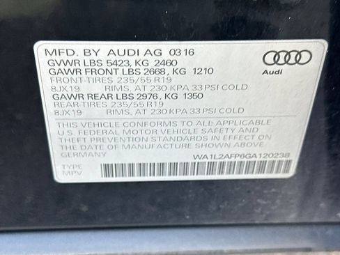 Used 2016 Audi Q5 2.0T Premium Plus w/ Technology Package AWD/4WD image 27