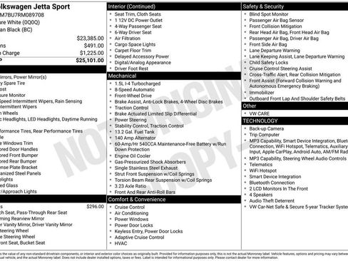 Certified 2024 Volkswagen Jetta Sport FWD image 33