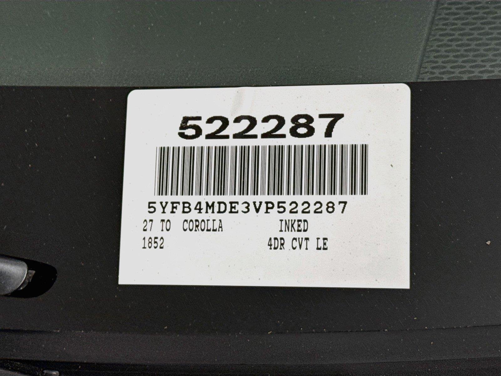 New 2027 Toyota Corolla LE FWD image 43