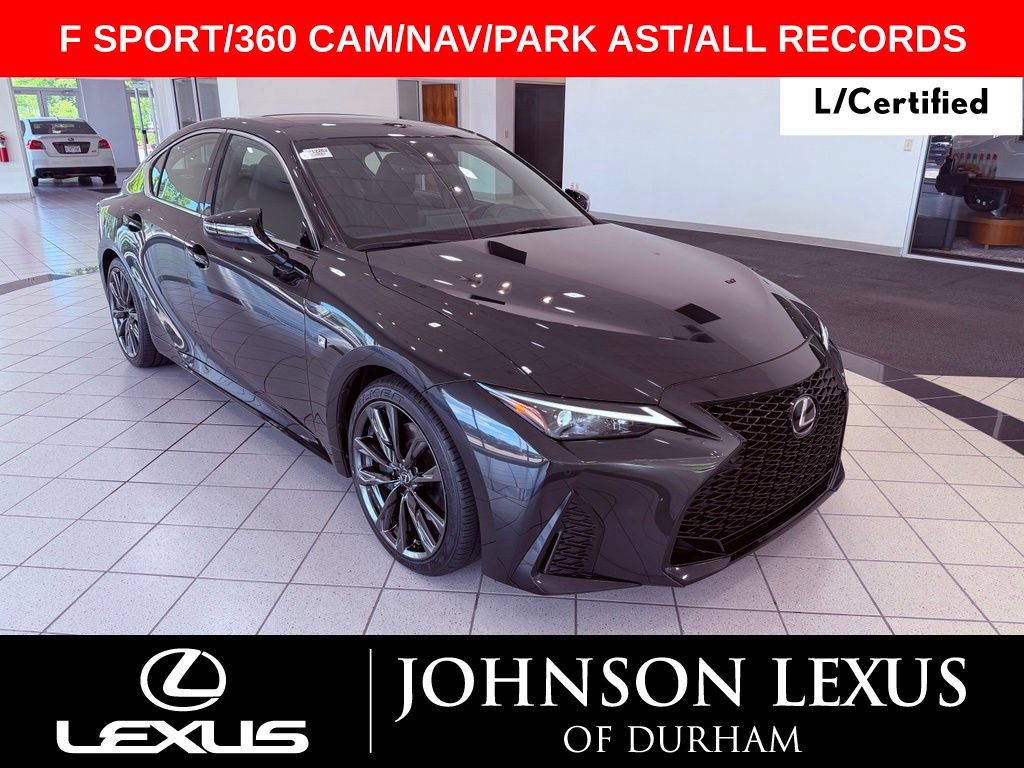 Certified 2024 Lexus IS 350 F Sport w/ Navigation Package RWD image 1